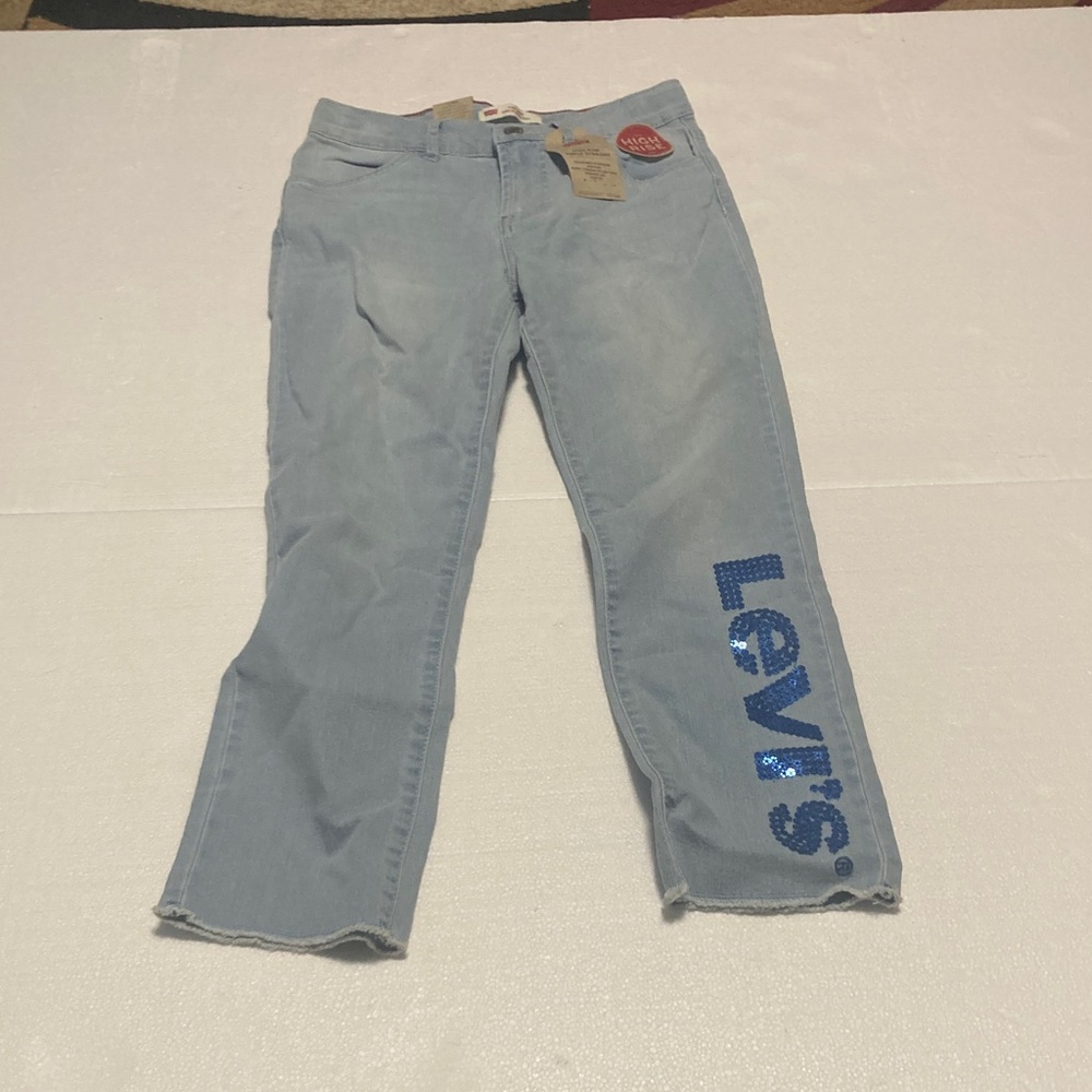 Levi's High Rise Ankle Straight Jeans